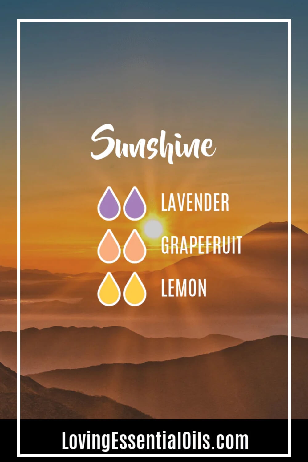 Sunshine Essential Oil Blend Recipe