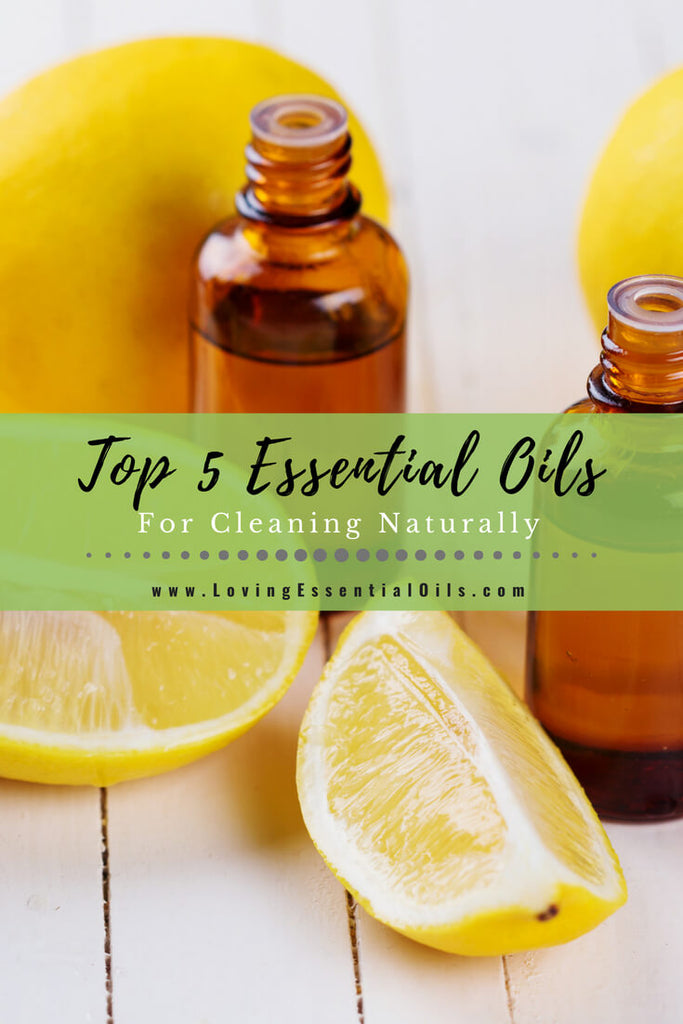 Using lemon and peppermint for cleaning naturally by Loving Essential Oils