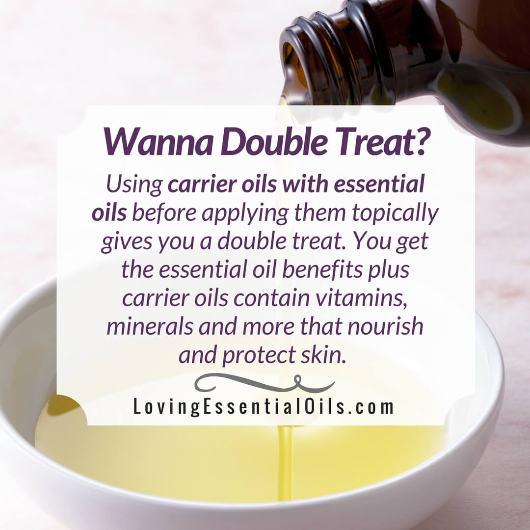 Using carrier oils with essential oils for topical use