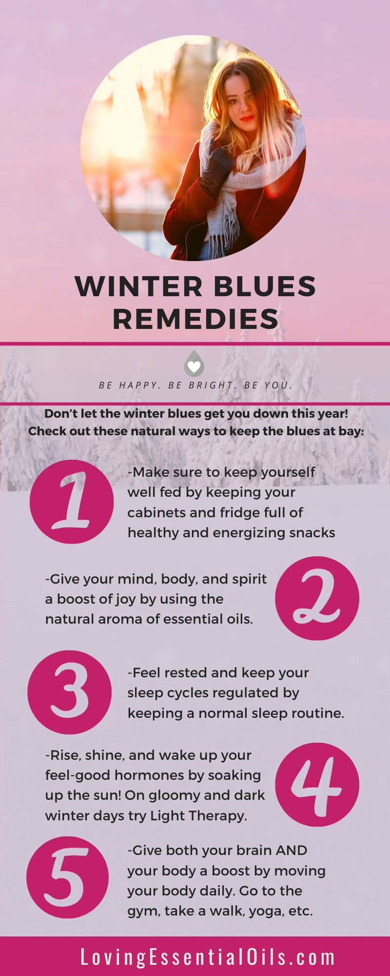 Essential oils and natural remedies for winter blues by Loving Essential Oils