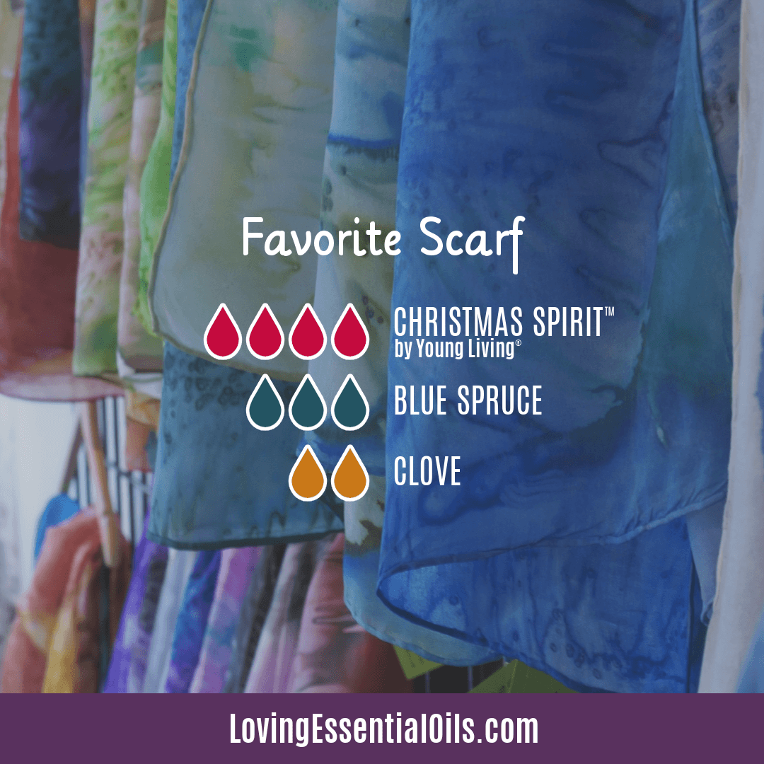 Young Living Christmas Spirit favorite scarf by Loving Essential Oils