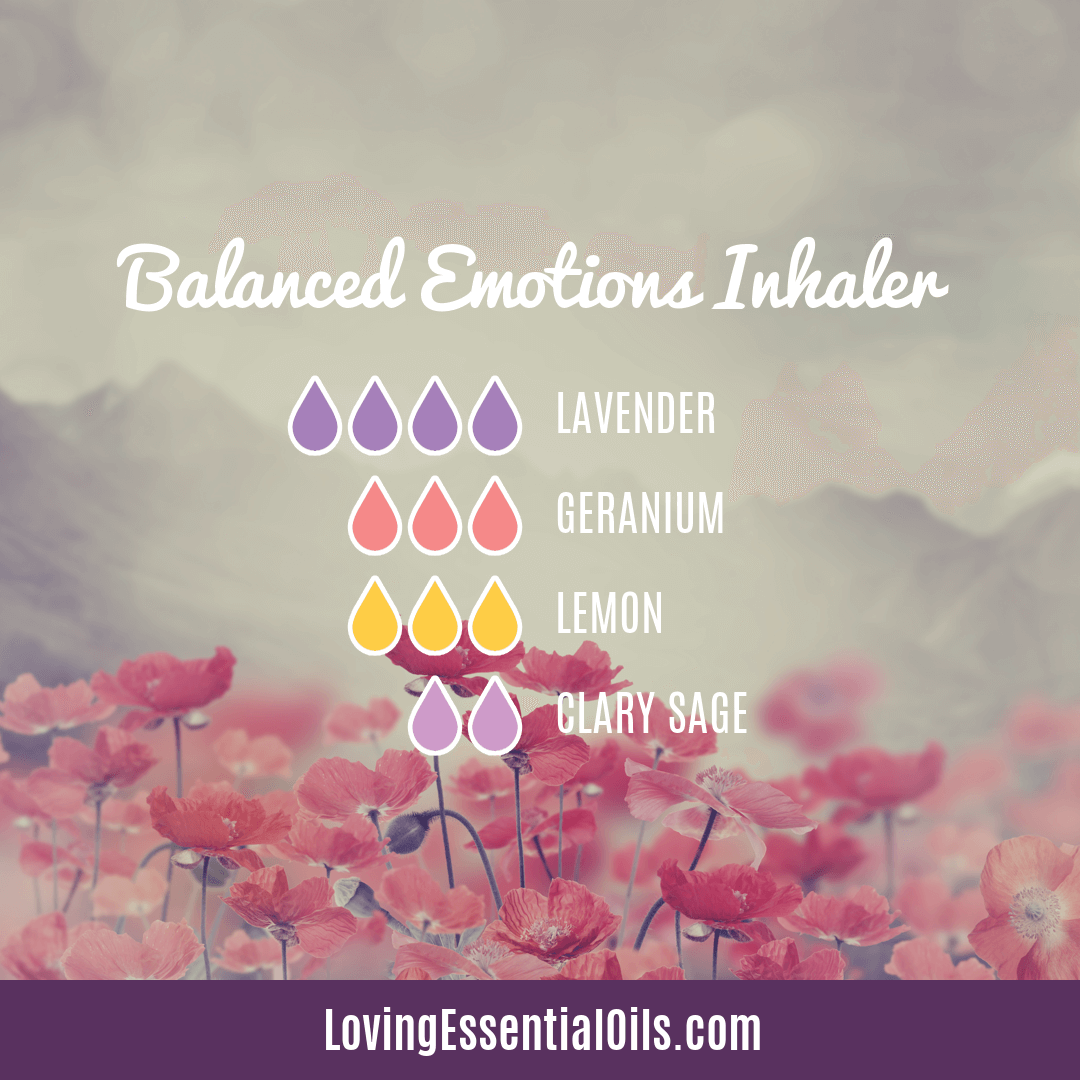 Balanced Emotions Inhaler Recipe with Geranium by Loving Essential Oils