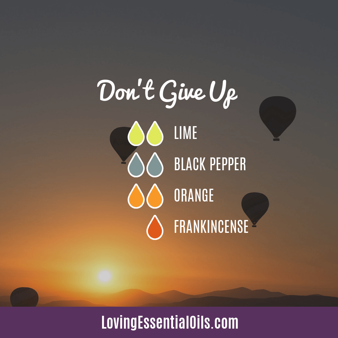 Black Pepper Diffuser Blend - Don't Give Up by Loving Essential Oils