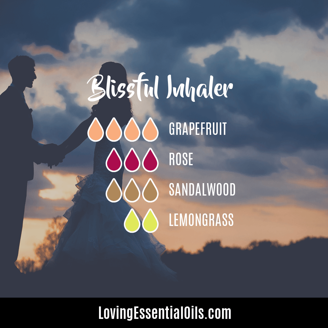 Blend of rose and sandalwood for inhaler by Loving Essential Oils