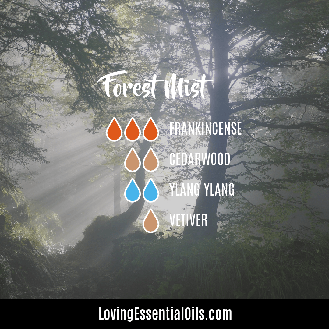 Cedarwood and frankincense diffuser blend by Loving Essential Oils