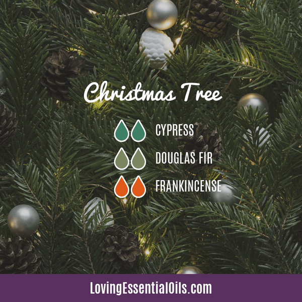 Christmas Diffuser Blend - Christmas Tree with Cypress, Douglas Fir, and Frankincense by Loving Essential Oils
