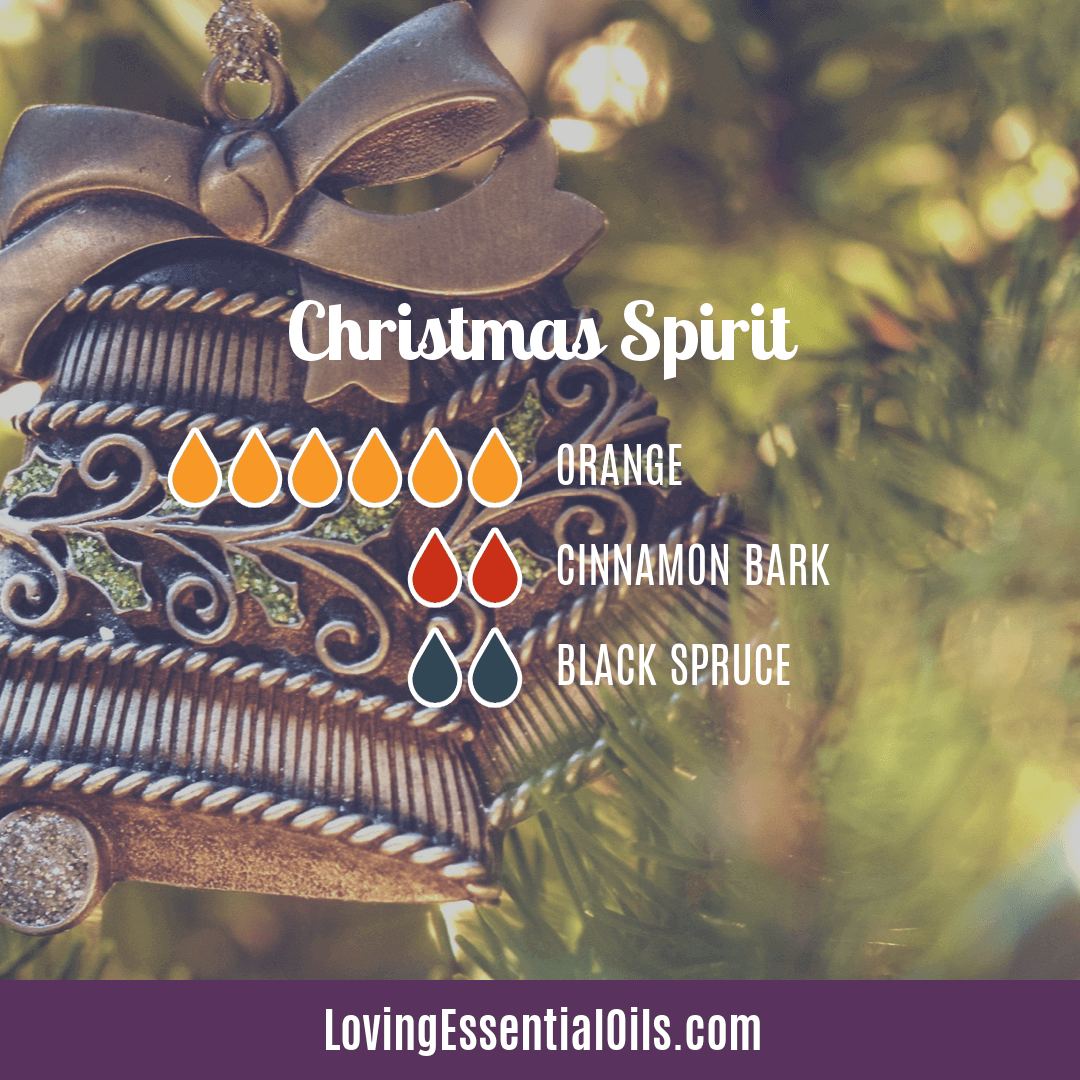 Christmas Spirit Diffuser Blend with Orange, Cinnamon, and Black Spruce