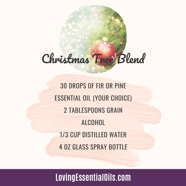 Christmas Tree Essential Oil Blend for Spray Bottle