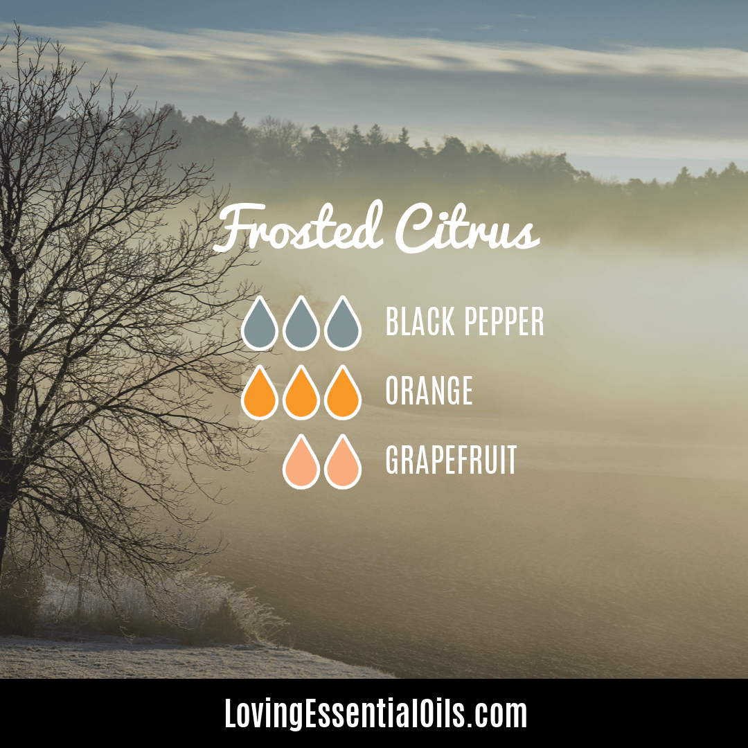 Citrus scented essential oils - Frosted Citrus with Black Pepper by Loving Essential Oils