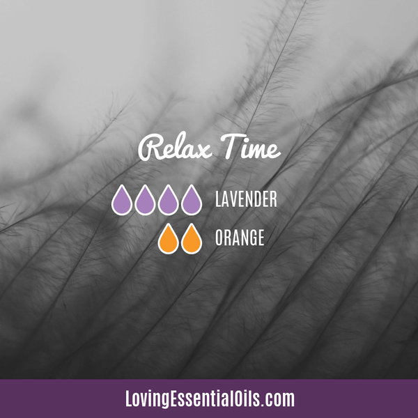 Classroom diffuser blends - Relax time by Loving Essential Oils with lavender and sweet orange