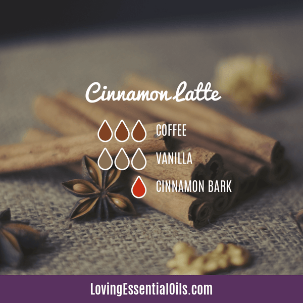 Coffee Oil Benefits and Uses by Loving Essential Oils | Cinnamon Latte Diffuser Blend with coffee, vanilla, and cinnamon