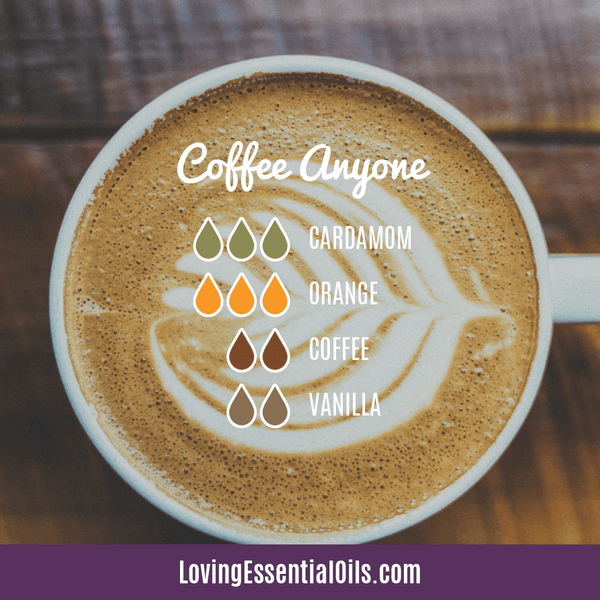 Espresso Essential Oil - Coffee Anyone Diffuser Blend by Loving Essential Oils with cardamom, orange, coffee and vanilla