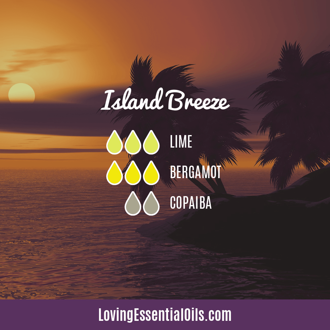Diffusing Copaiba Essential Oil by Loving Essential Oils | Island Breeze with Lime, Bergamot, and Copaiba