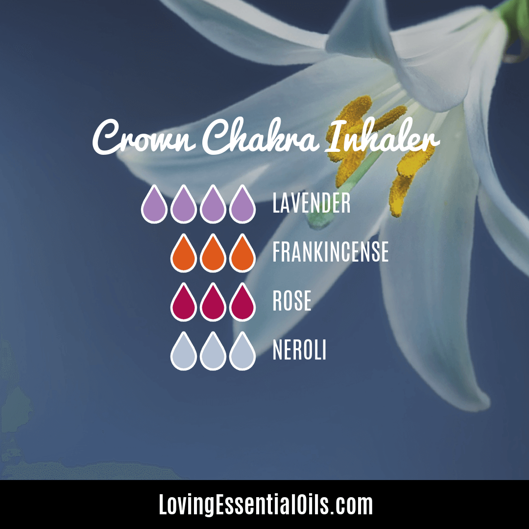 crown chakra essential oil blends by Loving Essential Oils