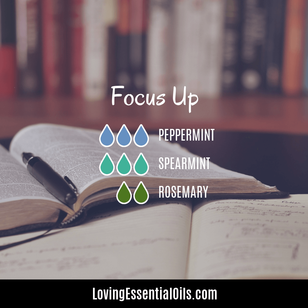 Diffuser blends for focus - Focus Up by Loving Essential Oils