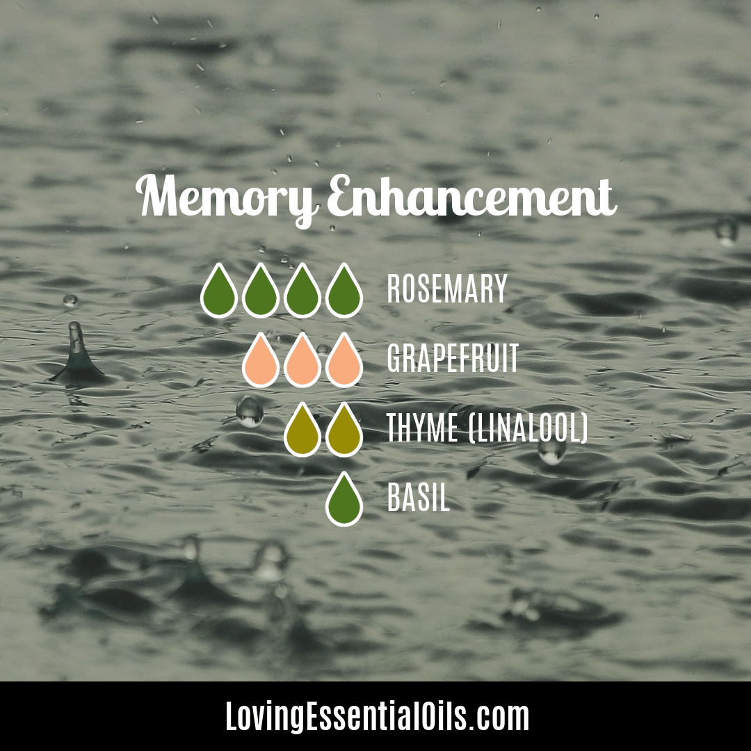 Diffuser blends for memory by Loving Essential Oils