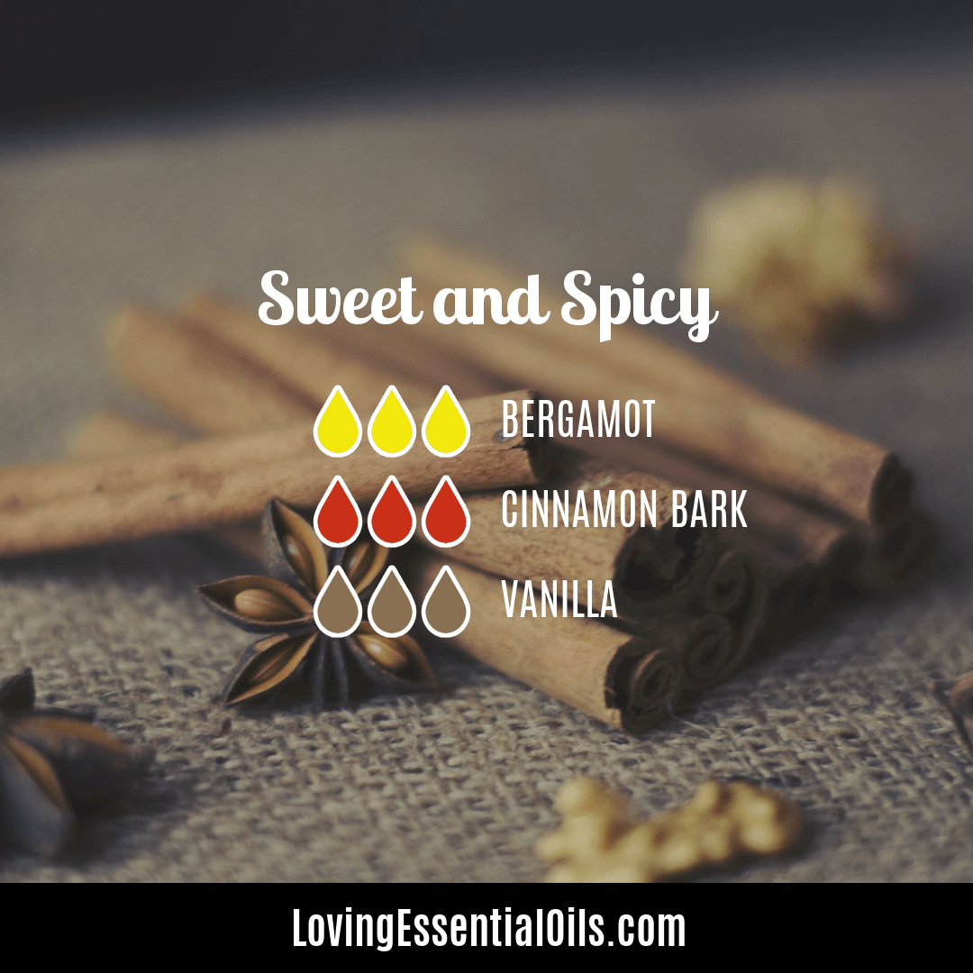 Diffuser blends with spice oils by Loving Essential Oils