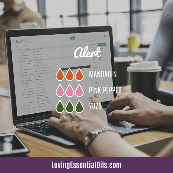 Diffuser Recipe with Pink Pepper Essential Oil - Alert with mandarin, pink pepper, and yuzu