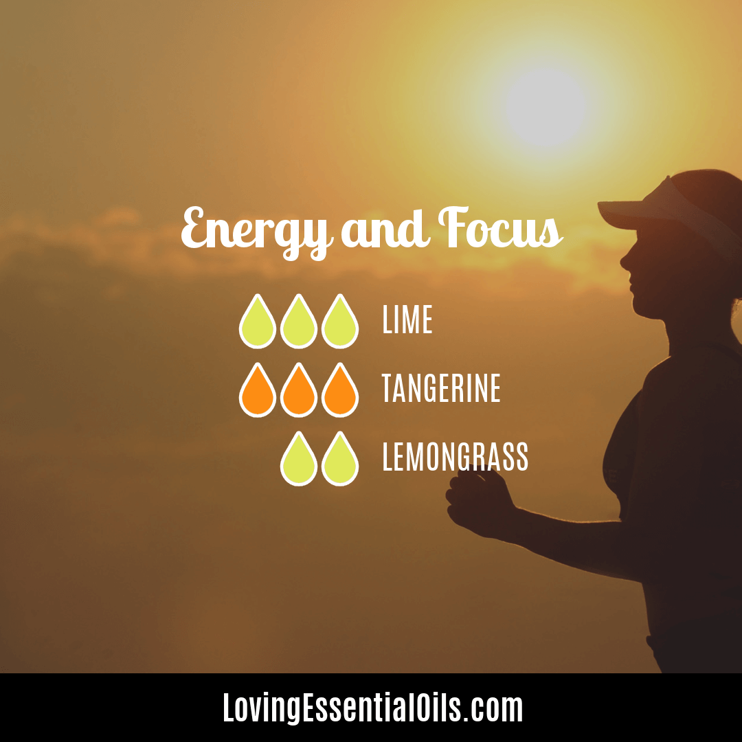 Essential oil blend for energy and focus by Loving Essential Oils