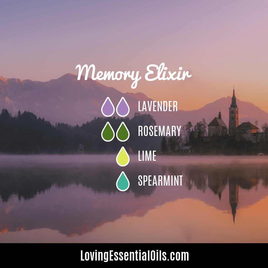 Essential oil blends for memory enhancing by Loving Essential Oils