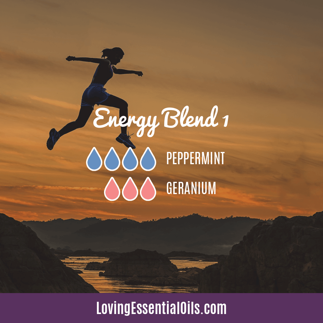 Essential Oil Energy Blend with Peppermint and Geranium by Loving Essential Oils