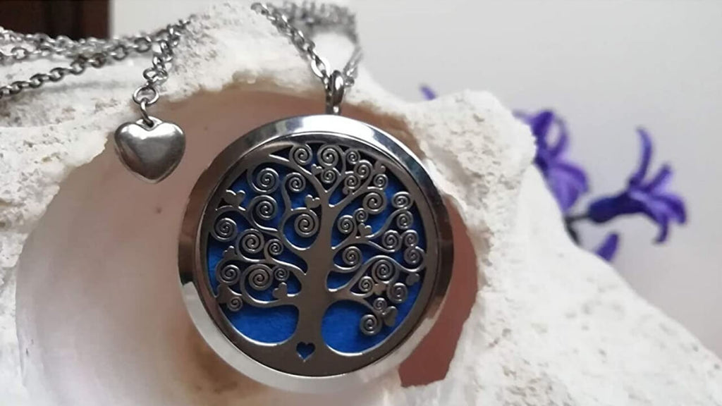 Tree of Life Diffuser Necklace Stainless Steel – Your Oil Tools