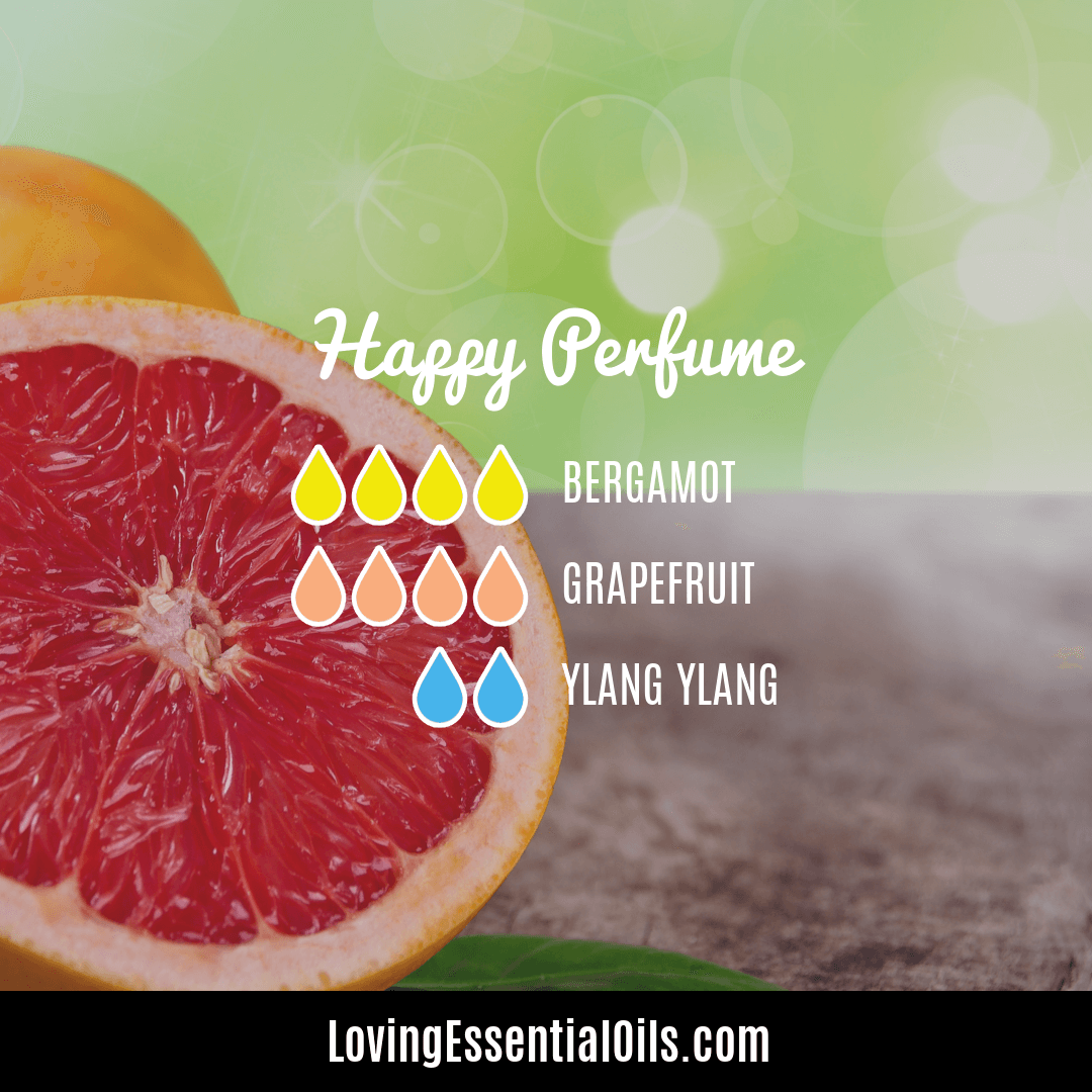 Essential oil perfume blends - Happy Perfume by Lovign Essential Oils