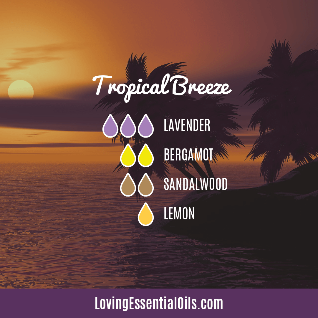 Tropical Breeze Diffuser Blend - Aromatherapy Diffuser Benefits for Wellness by Loving Essential Oils