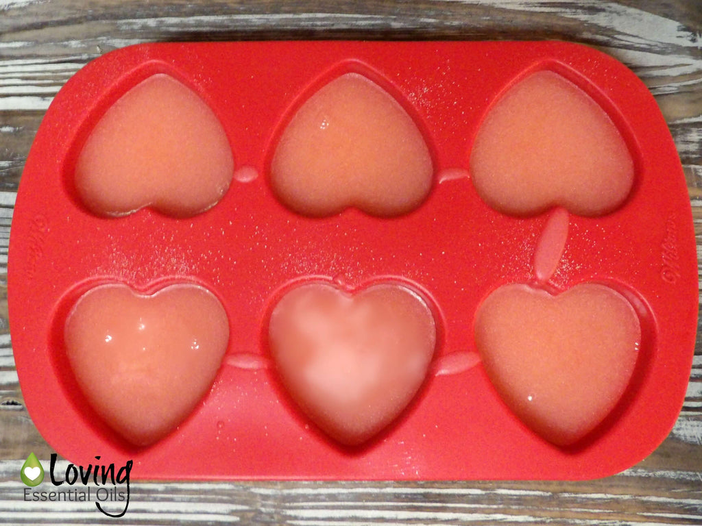 Heart Silicone Mold for Melt and Pour Soap Recipe