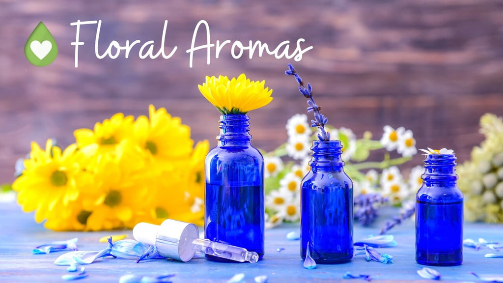 Floral Aromas to use with aromatherapy and essential oil by Loving Essential Oils