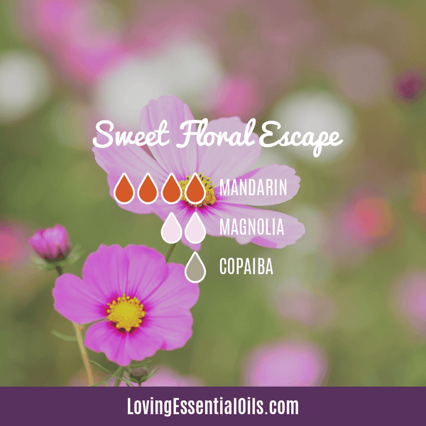 Floral Essential Oil Combinations - Flower Scented Diffuser Blends