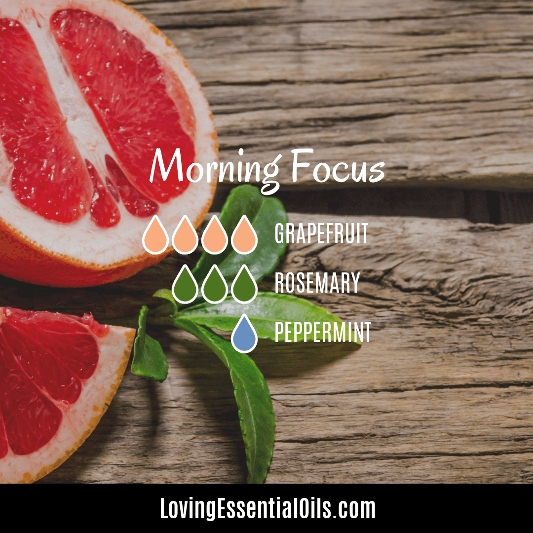 Focus diffuser blend - Morning Focus Recipe by Loving Essential Oils