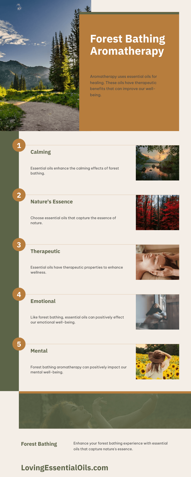 Forest Bathing and Aromatherapy by Loving Essential Oils
