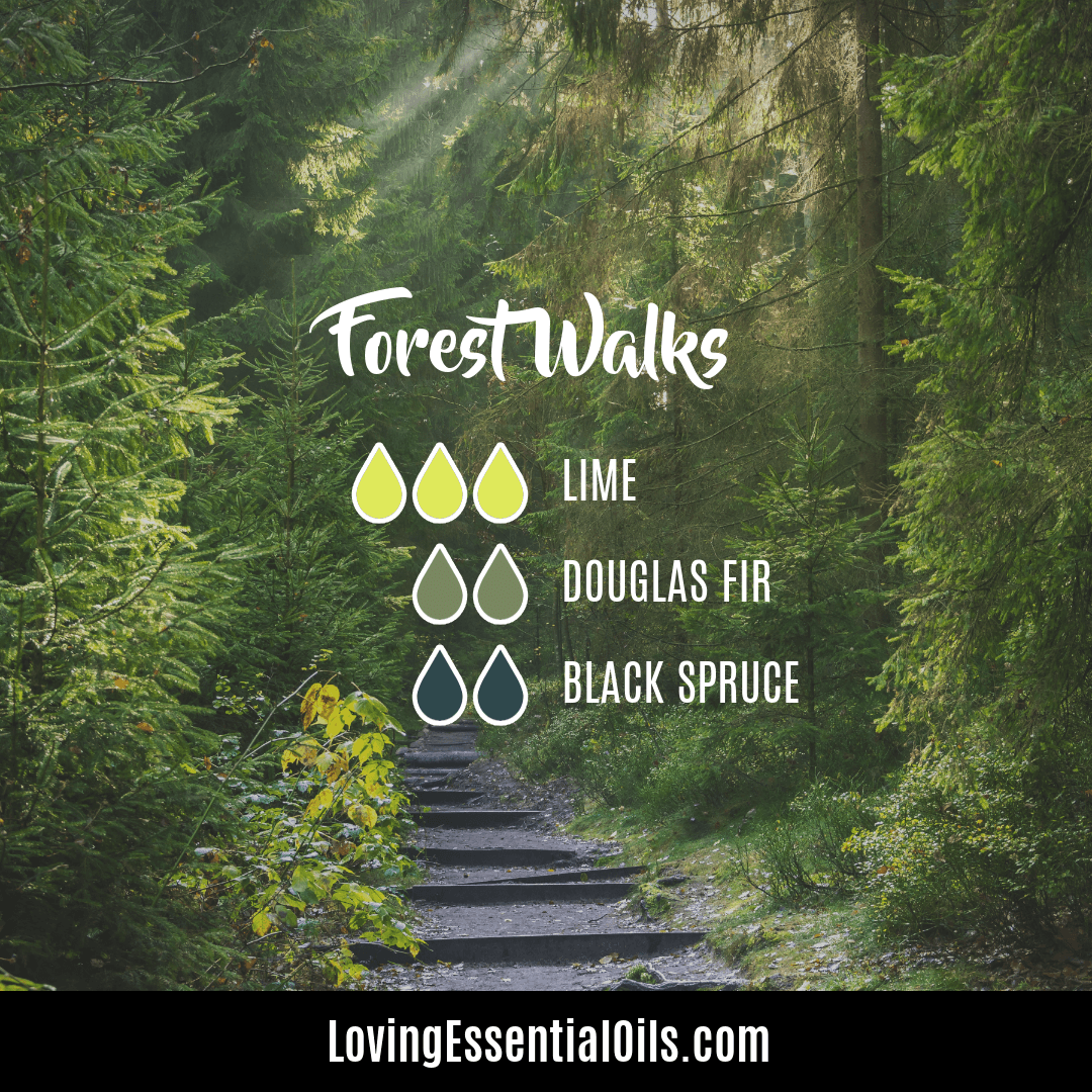 Forest essential oil diffuser blend by Loving Essential Oils