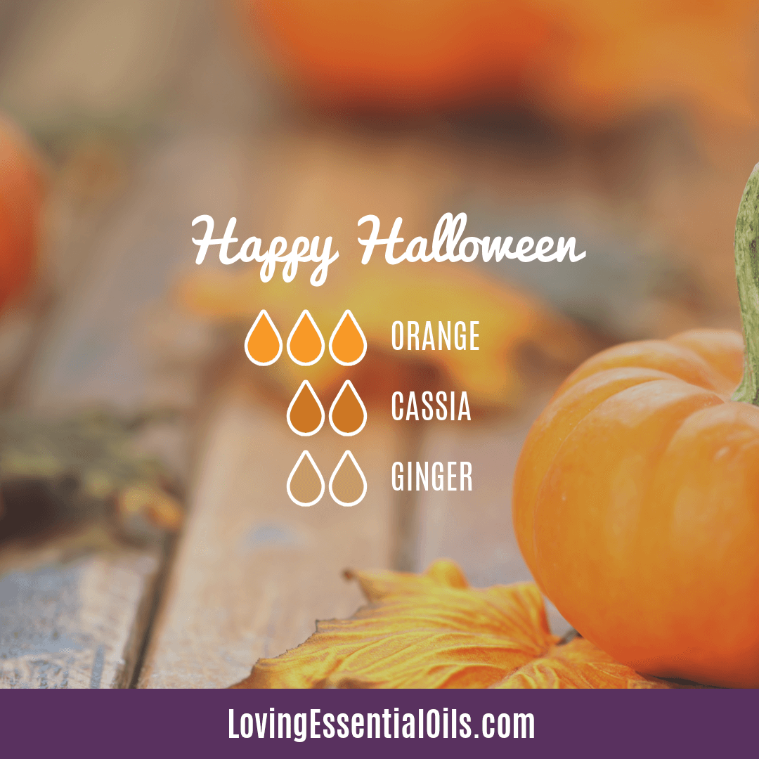 Happy Halloween Diffuser Blend by Loving Essential Oils with Orange, Clove and Ginger