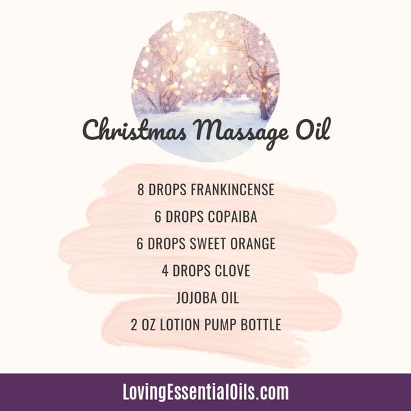 Holiday Scented Oils to Enjoy in this Homemade Christmas Massage Oil Recipe