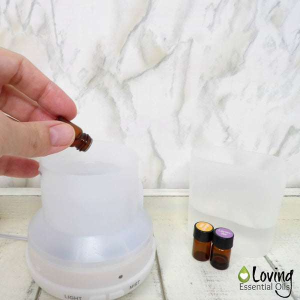 White Stone Essential Oil Diffuser - VITRUVI