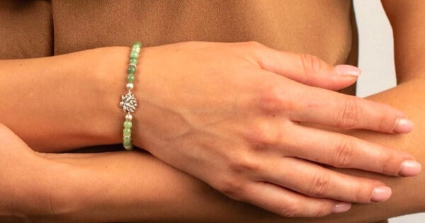 Jade crystal bracelet meaning and benefits by Loving Essential Oils