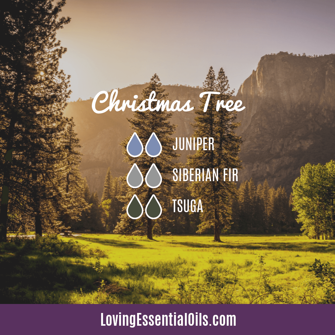 juniper diffuser blend - christmas tree by Loving Essential Oils with juniper, hemlock (tsuga), and fir needle (siberian fir)