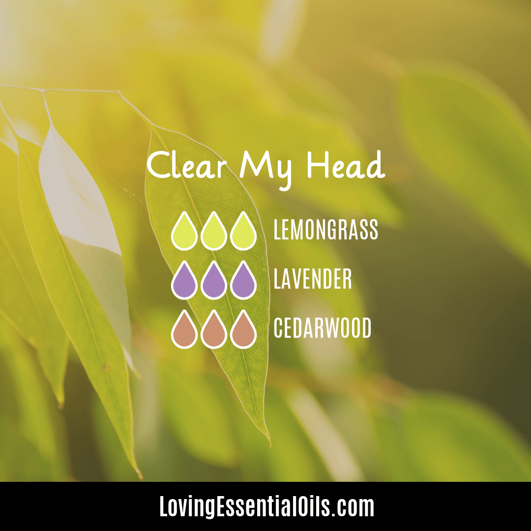 Lavender and cedarwood diffuser blends by Loving Essential Oils