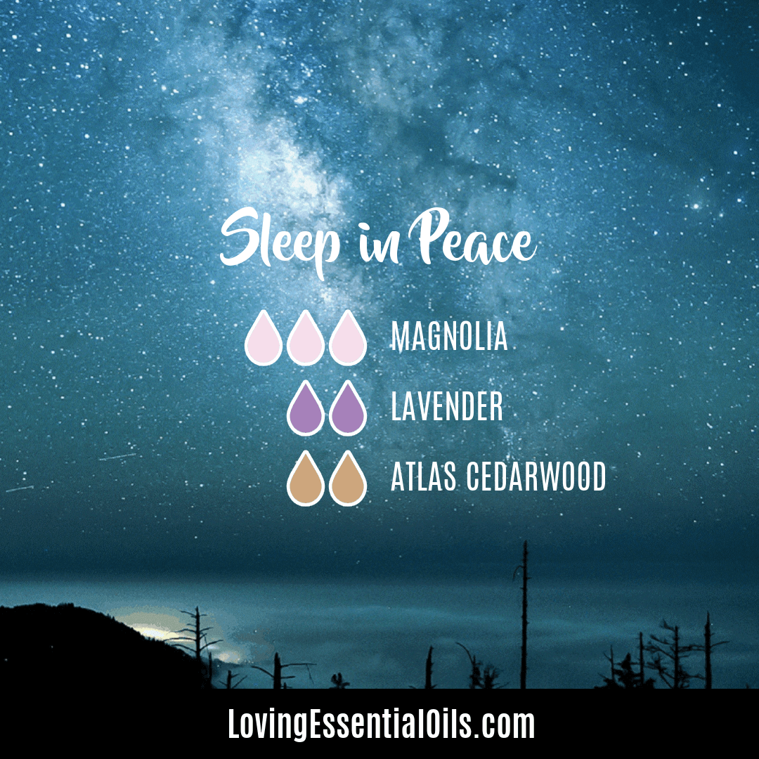 Lavender and magnolia diffuser blends by Loving Essential Oils