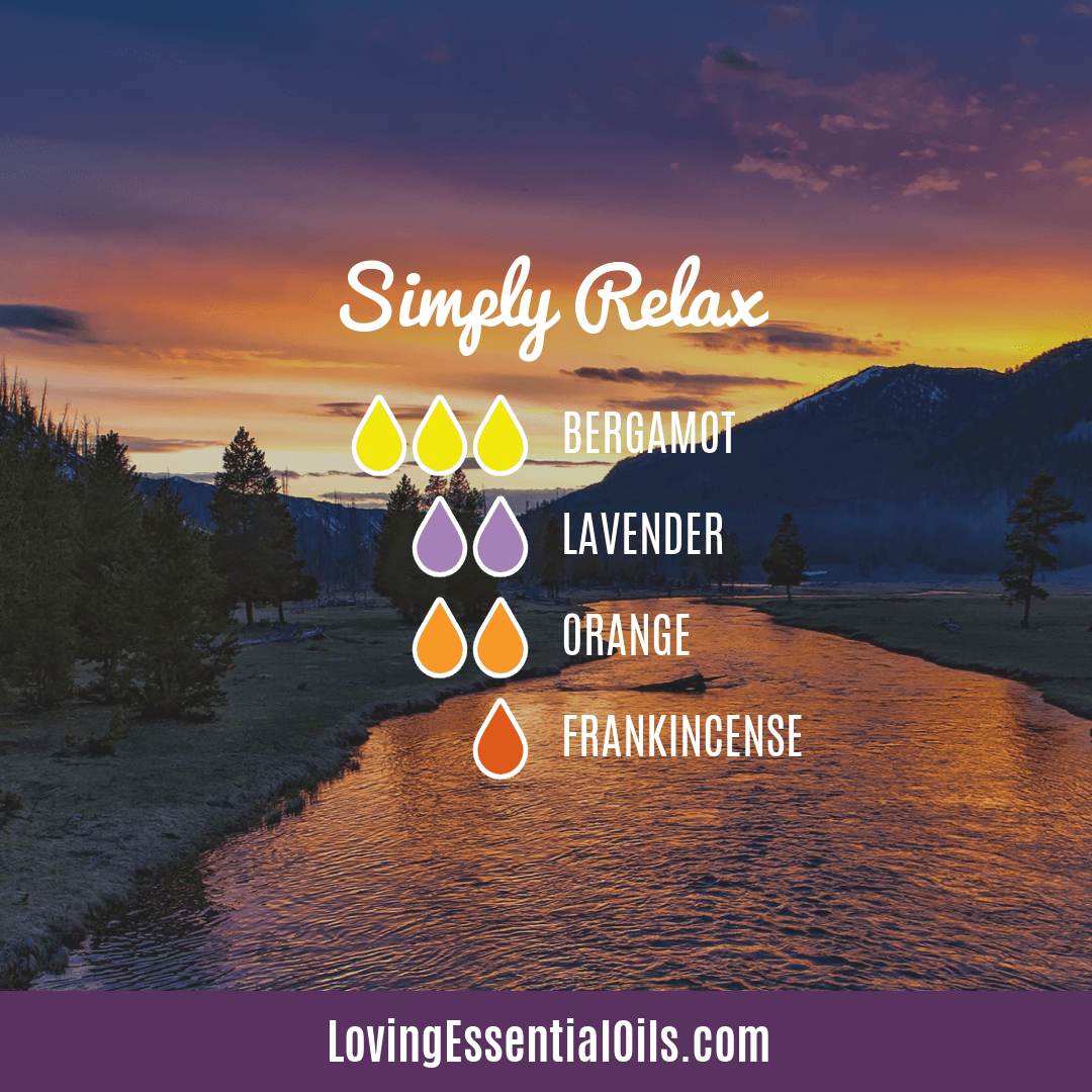 Lavender and orange diffuser blend by Loving Essential Oils