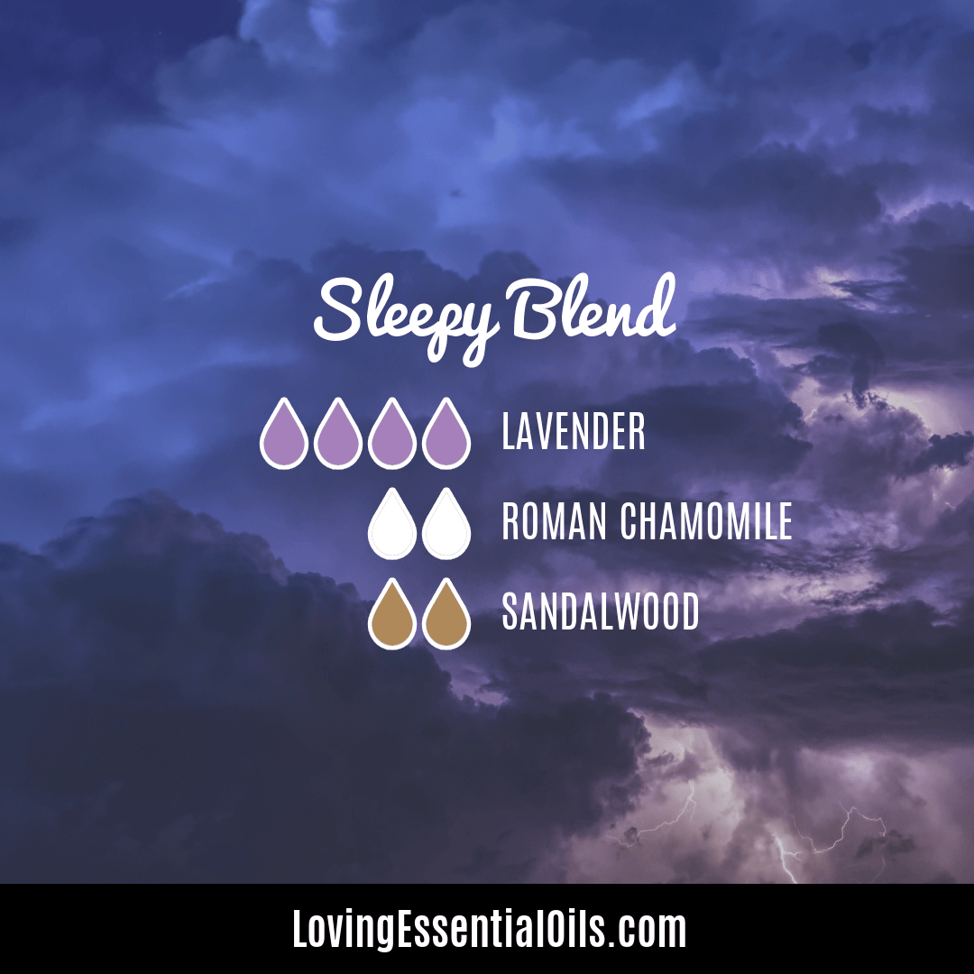 Lavender and sandalwood essential oils - Sleepy Blend by Loving Essential Oils