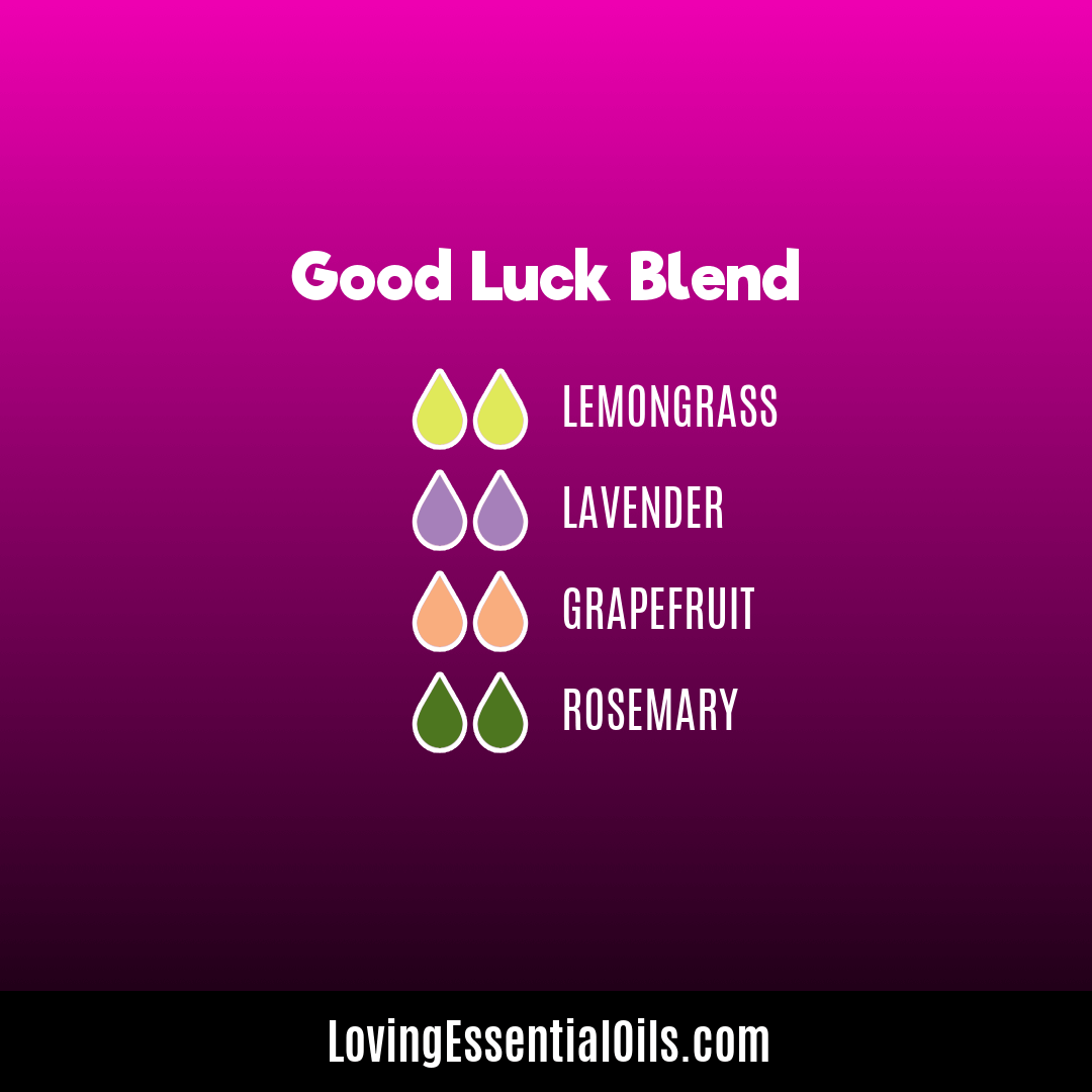 Lavender rosemary essential oil blend - Good Luck Blend by Loving Essential Oils