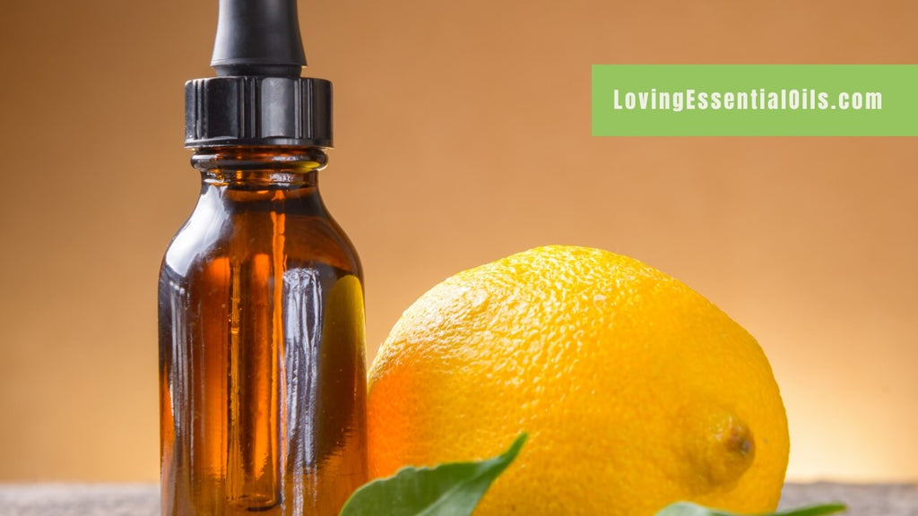 Lemon essential oil body wash by Loving Essential Oils