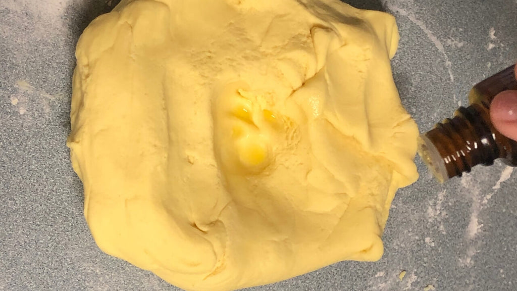 Lemon Essential Oil Playdough