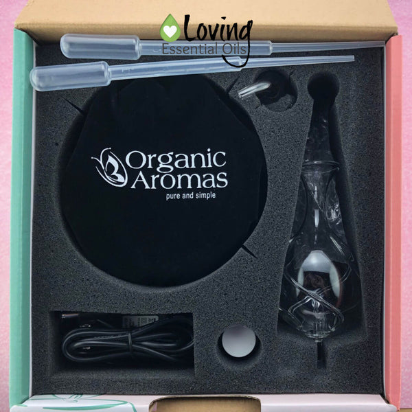 Organic Aroma Nebulizing Diffuser with Essential Oils Review by Loving Essential Oils