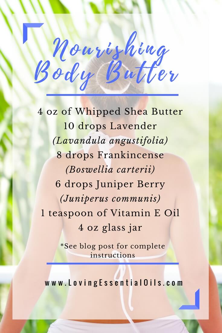 How to Soften Shea Butter - DIY Nourishing Body Butter Blend Recipe by Loving Essential Oils