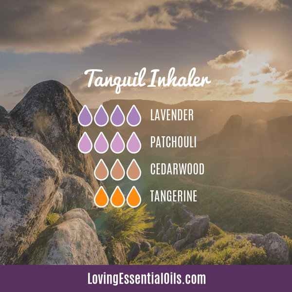 Patchouli Essential Oil Inhaler Blend - Tranquil by Loving Essential Oils