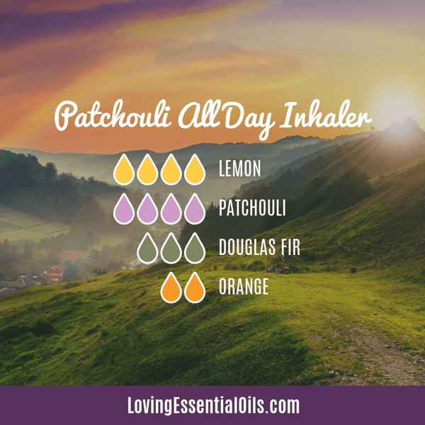 Patchouli Essential Oil Inhaler Recipe - Patchouli All Day by Loving Essential Oils